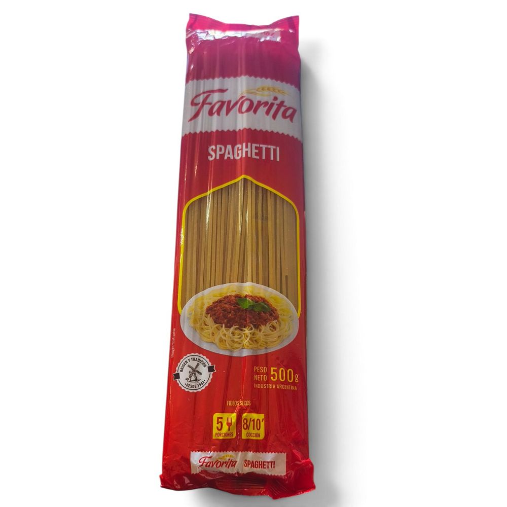 Fideos Favorita spaguetti