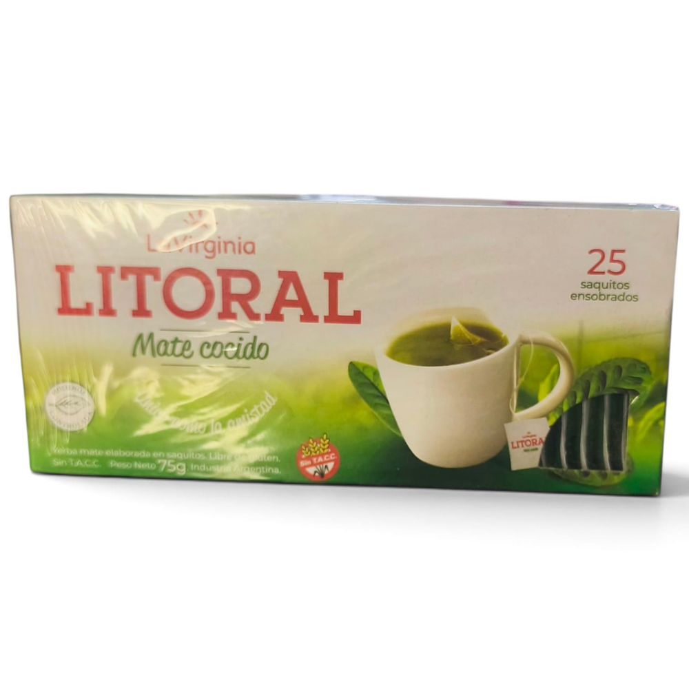 Mate Cocido litoral 25 saquitos